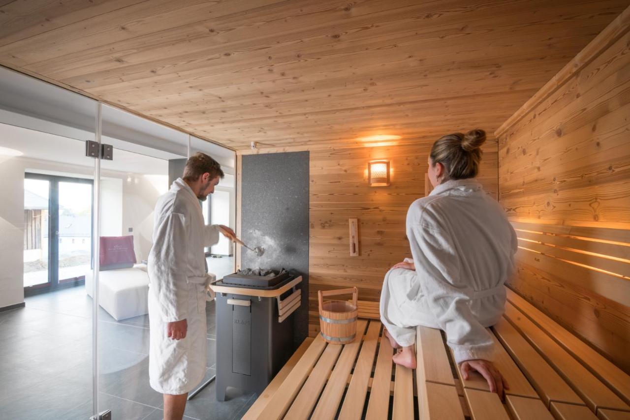 Chalet-Ferienwohnung Aehrenglueck, 70 Qm, Wellness/Fitness/Sauna - Bergroedelhof Feilitzsch المظهر الخارجي الصورة