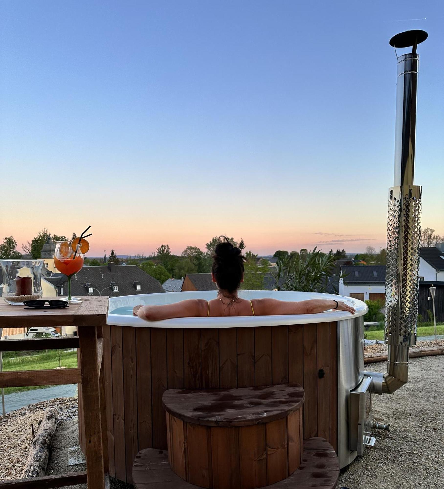 Chalet-Ferienwohnung Aehrenglueck, 70 Qm, Wellness/Fitness/Sauna - Bergroedelhof Feilitzsch المظهر الخارجي الصورة