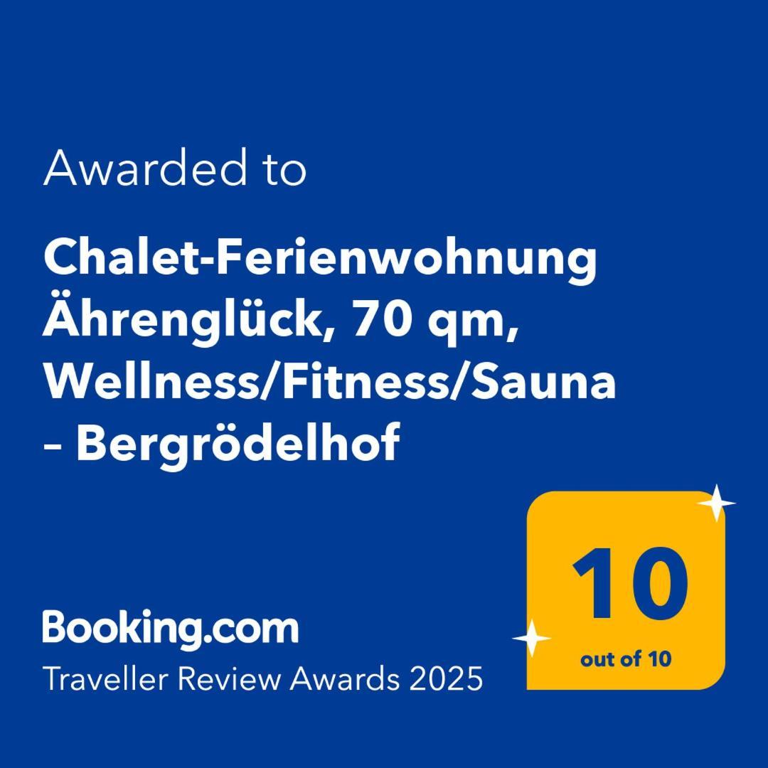 Chalet-Ferienwohnung Aehrenglueck, 70 Qm, Wellness/Fitness/Sauna - Bergroedelhof Feilitzsch المظهر الخارجي الصورة